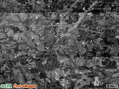 Sherman satellite photo by USGS