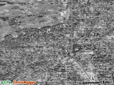 Chevy Chase Village satellite photo by USGS