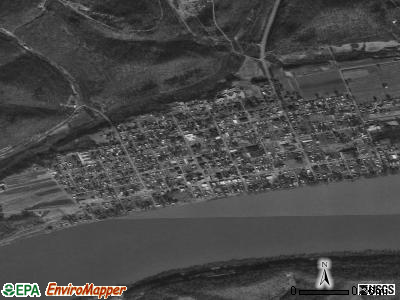 Manchester satellite photo by USGS