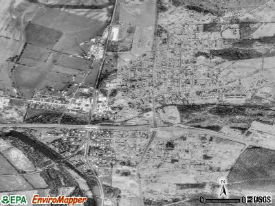 Elkton satellite photo by USGS