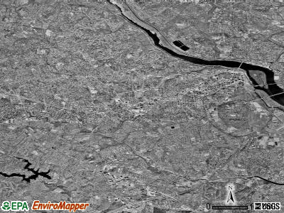 Arlington satellite photo by USGS