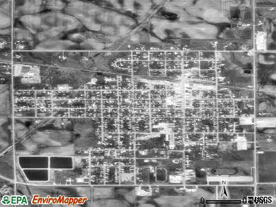 Lennox satellite photo by USGS