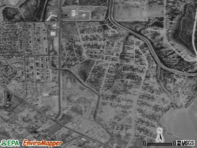 Las Quintas Fronterizas satellite photo by USGS