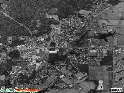 Quitman satellite photo by USGS