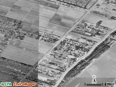 Brusly satellite photo by USGS