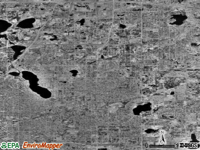 Maplewood satellite photo by USGS