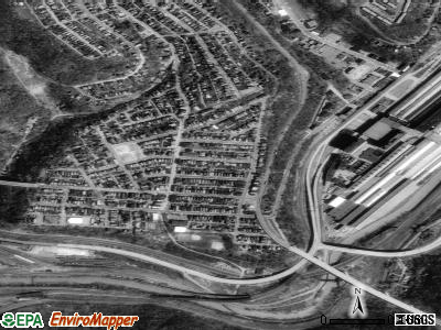 East Pittsburgh satellite photo by USGS