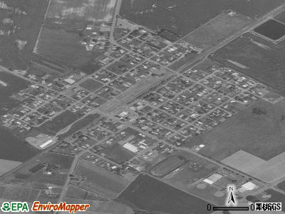 Gervais satellite photo by USGS