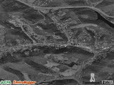 Salem satellite photo by USGS