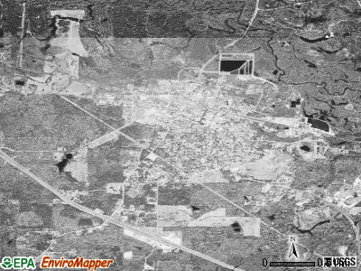 Smackover satellite photo by USGS