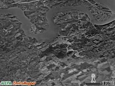 Louisville satellite photo by USGS