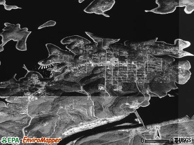 Bull Shoals satellite photo by USGS