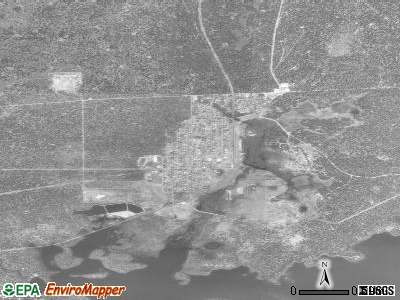 Westwood satellite photo by USGS
