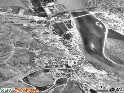 Fort Pierre satellite photo by USGS