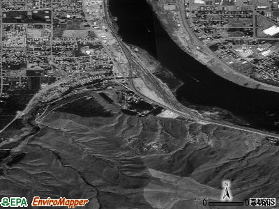 South Wenatchee satellite photo by USGS