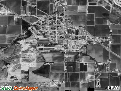 Pima satellite photo by USGS