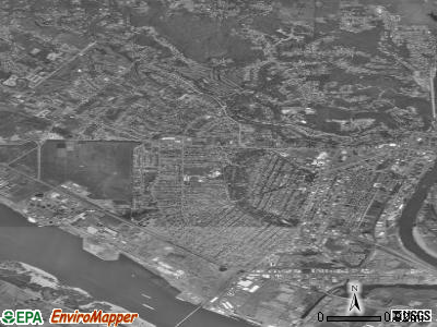 Longview satellite photo by USGS