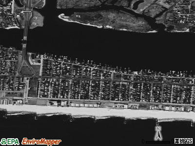 Atlantic Beach satellite photo by USGS