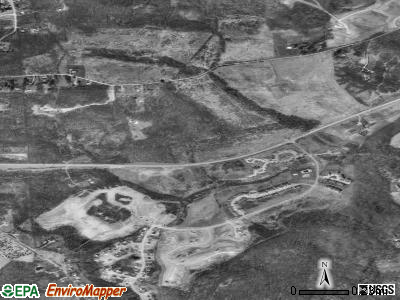Seven Fields satellite photo by USGS