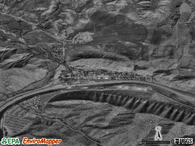 New Castle satellite photo by USGS
