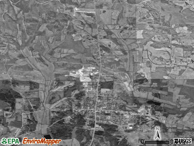 Adamsville satellite photo by USGS