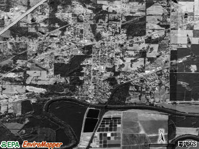 Lake Delton satellite photo by USGS