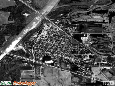 New Athens satellite photo by USGS