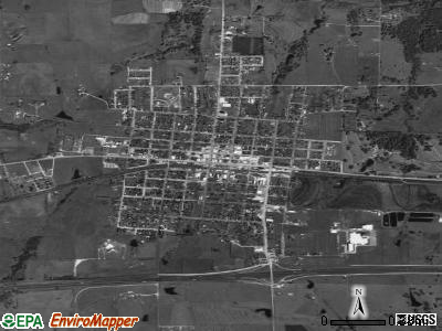 Weimar satellite photo by USGS