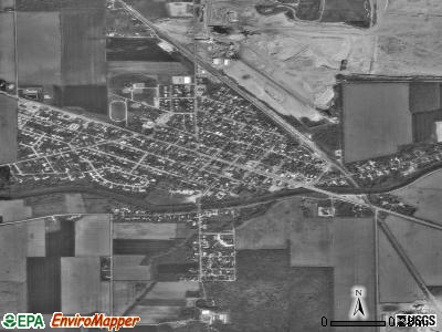 Woodville satellite photo by USGS