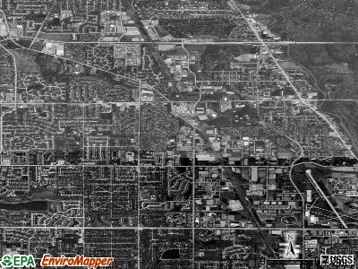 Wheeling satellite photo by USGS