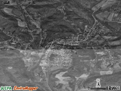 Glouster satellite photo by USGS