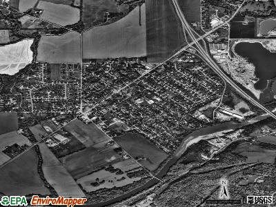 Ross satellite photo by USGS