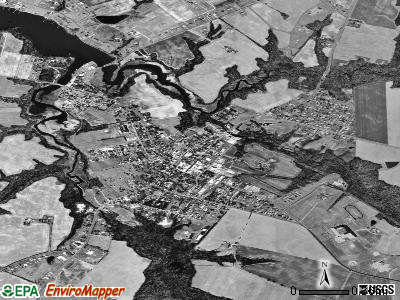 Centreville satellite photo by USGS
