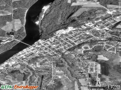 Durand satellite photo by USGS