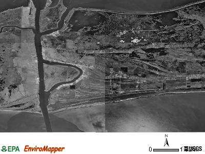 Cameron satellite photo by USGS