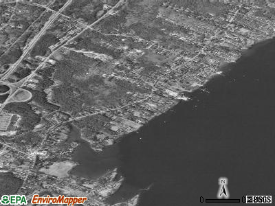 Falmouth Foreside satellite photo by USGS