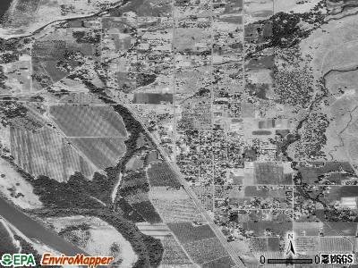 Los Molinos satellite photo by USGS
