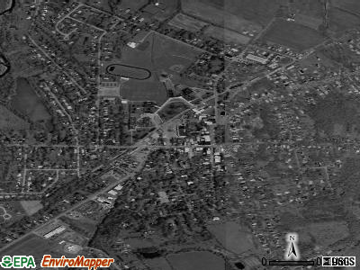Clinton satellite photo by USGS
