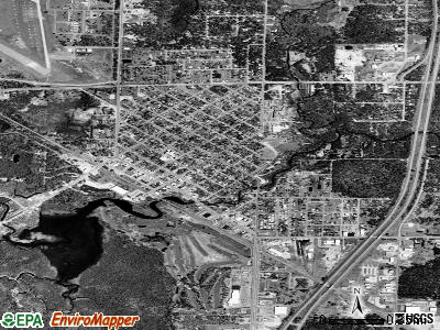 Grayling satellite photo by USGS