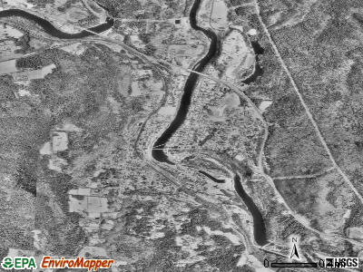 Shelburne Falls satellite photo by USGS