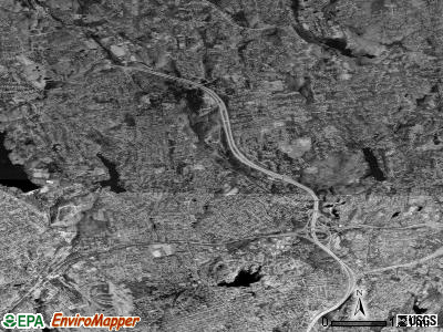 Trumbull satellite photo by USGS