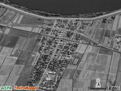 White Castle satellite photo by USGS