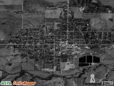 Elmwood satellite photo by USGS