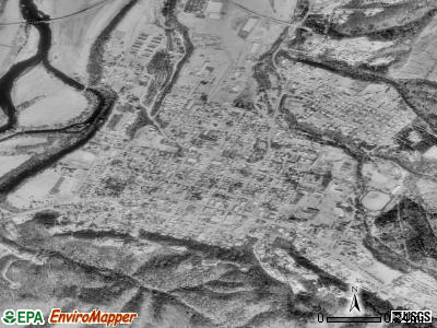 Romney satellite photo by USGS