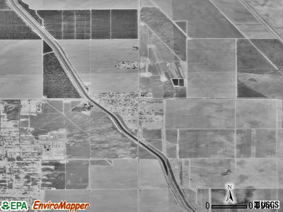 Lost Hills satellite photo by USGS
