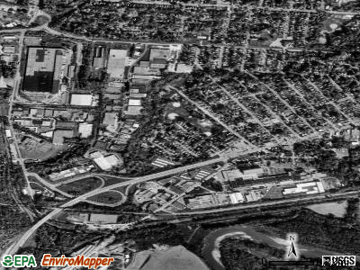 Fairfax satellite photo by USGS