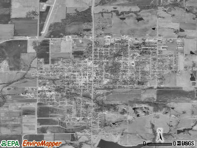 Albany satellite photo by USGS