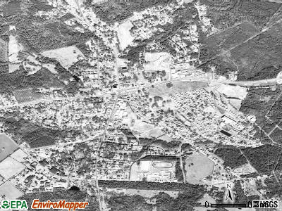Ninety Six satellite photo by USGS