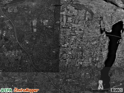 New City satellite photo by USGS