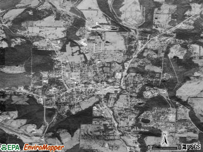 Huntsville satellite photo by USGS